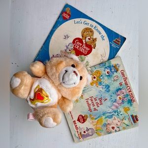 1985 Vintage Carebear Bundle- Champ Bear & 2 Books